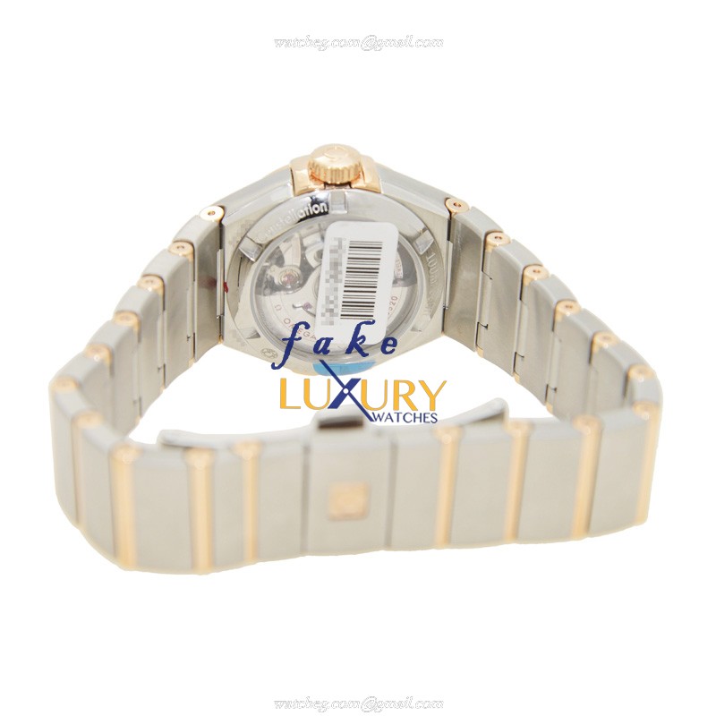 Omega 123.25.27.20.55.005 Constellation Replica Watch, Automatic, White Mother of Pearl Dial, 18kt - Image 4