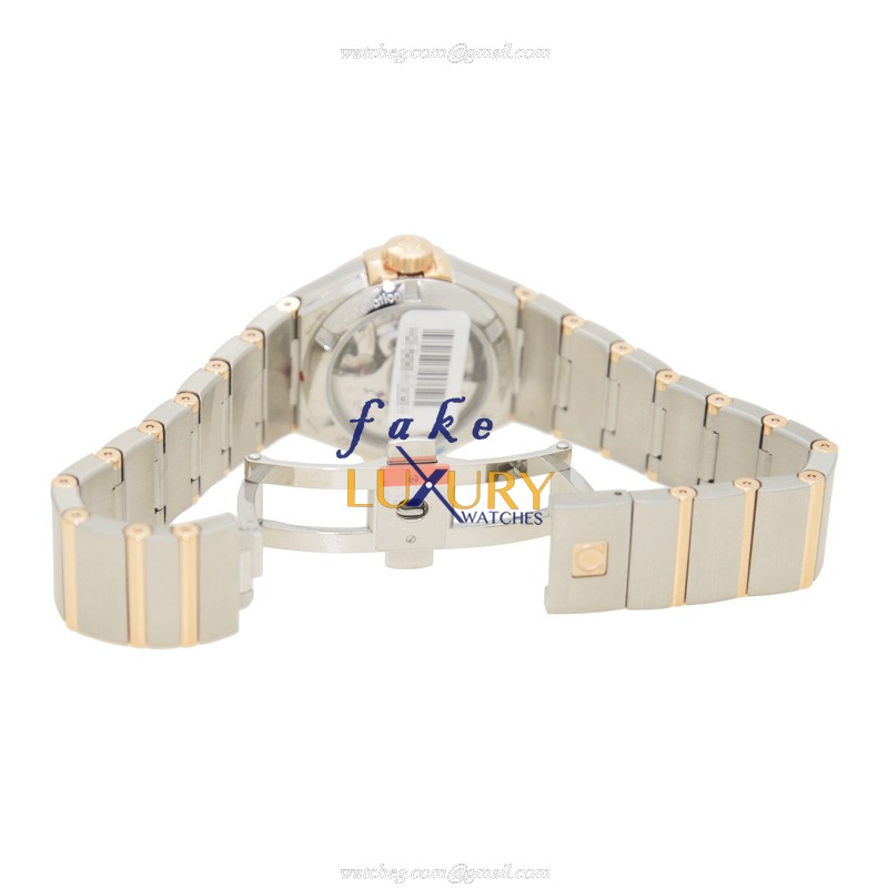 Omega 123.25.27.20.55.005 Constellation Replica Watch, Automatic, White Mother of Pearl Dial, 18kt - Image 5
