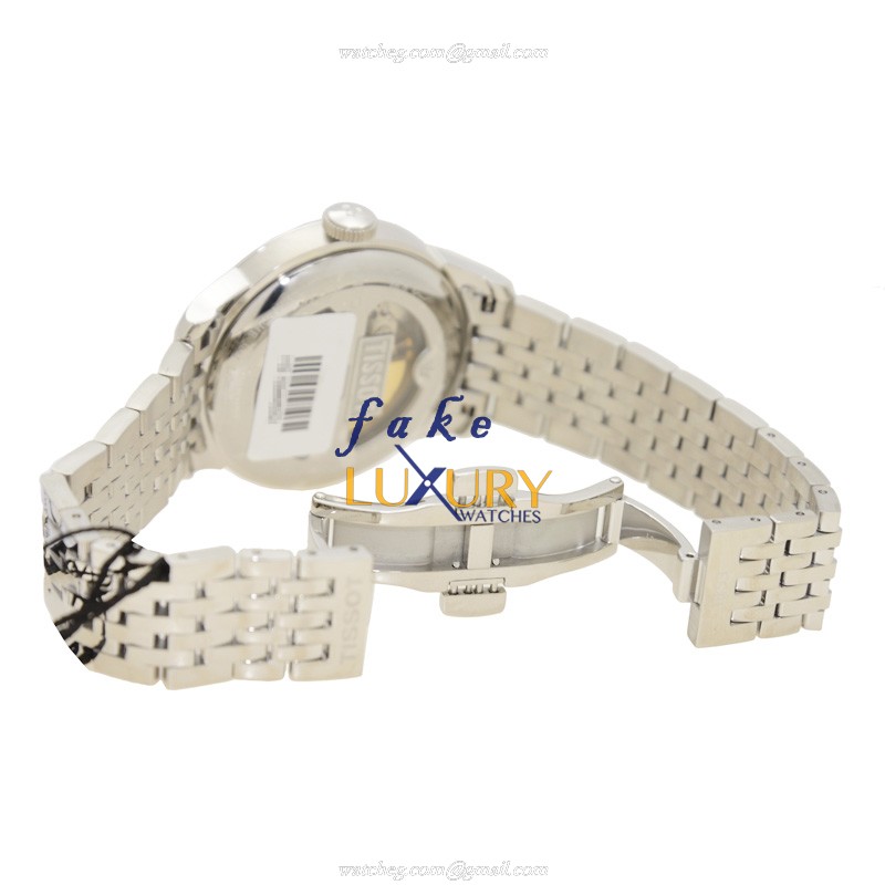 Tissot T006.408.11.057.00 Replica Watch, Automatic, Black Dial, Steel Case & Bracelet - Image 5