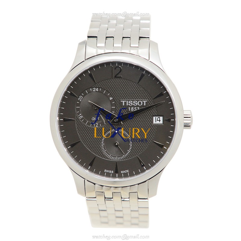Tissot T063.639.11.067.00 T-Classic Automatic Replica Watch, Gray Dial, Silver Stainless Steel - Image 2