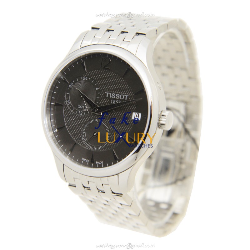 Tissot T063.639.11.067.00 T-Classic Automatic Replica Watch, Gray Dial, Silver Stainless Steel - Image 3