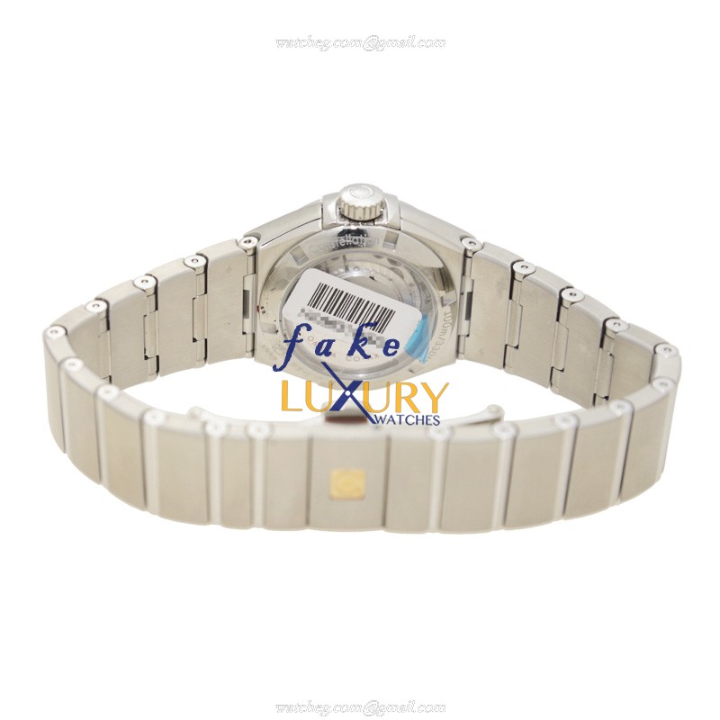 Omega 123.15.27.20.55.002 CONSTELLATION Automatic Stainless Steel & Diamonds Replica Watch - 27mm - Image 4
