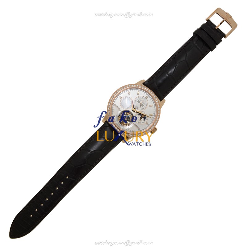Jaeger-Lecoultre Q5042501 MASTER ULTRA THIN AUTO 18kt Rose Gold Diamond Bezel Replica Watch - Image 2
