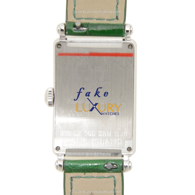 Franck Muller 902 QZ COL DRM D 1R AC Replica Watch, Silver Dial, Green Alligator Strap, Quartz - Image 3