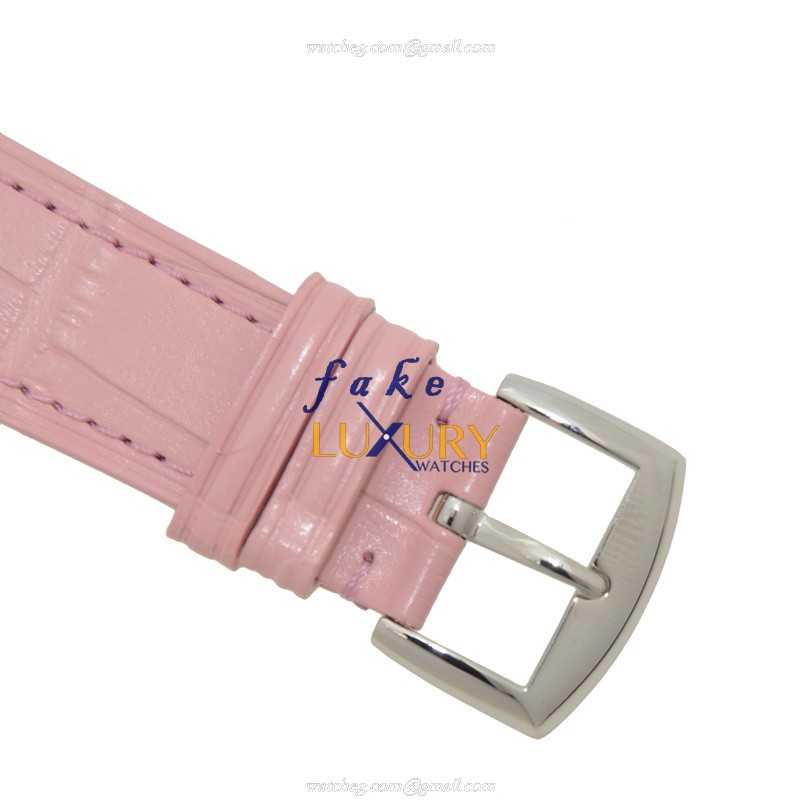 Franck Muller 952 QZ AC Long Island Quartz Pink Dial Steel Replica Watch - Image 4