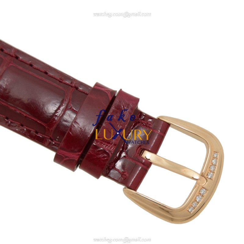2852 QZ COL DRM D 1R 5N - Franck Muller Cintree Curvex Replica Watch - Quartz - Silver Dial Red - Image 4