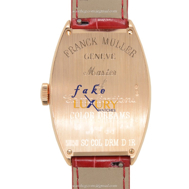 Franck Muller Cintree Curvex 5850 SC COL DRM D 1R 5N | Automatic | Rose Gold & Diamonds | Replica - Image 3