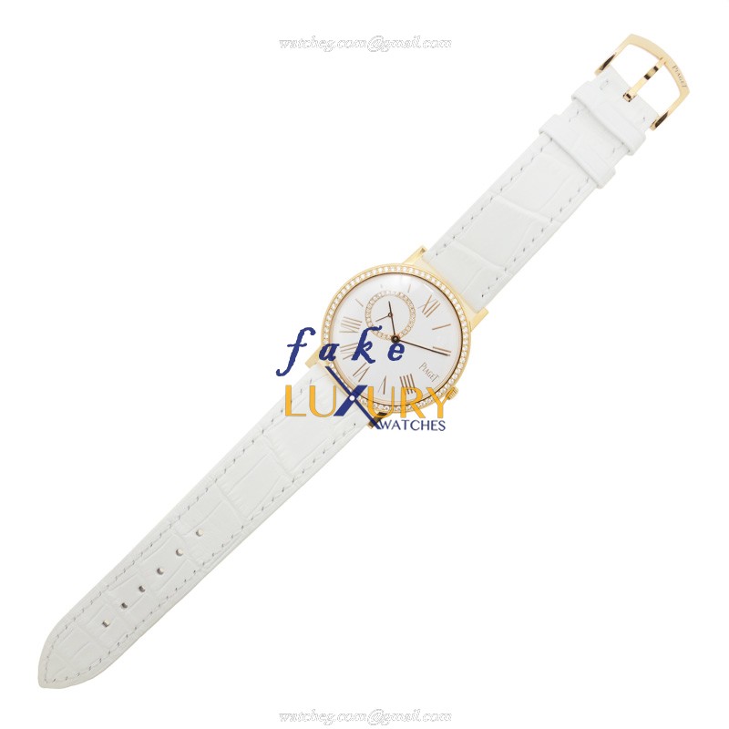 Piaget G0A36107 Altiplano Replica Watch, Manual Wind, Rose Gold & Diamonds Case, White Dial - Image 2