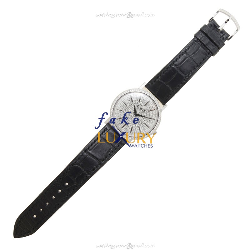 Piaget G0A36128 Replica Watch, Silver Dial, 18kt White Gold Diamond Case, Manual Wind - Image 2