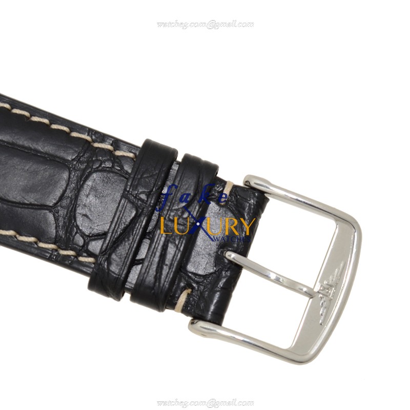 Longines L2.794.4.53.2 HERITAGE AUTO Stainless Steel | Black Dial Alligator Strap | Replica Watch - Image 4