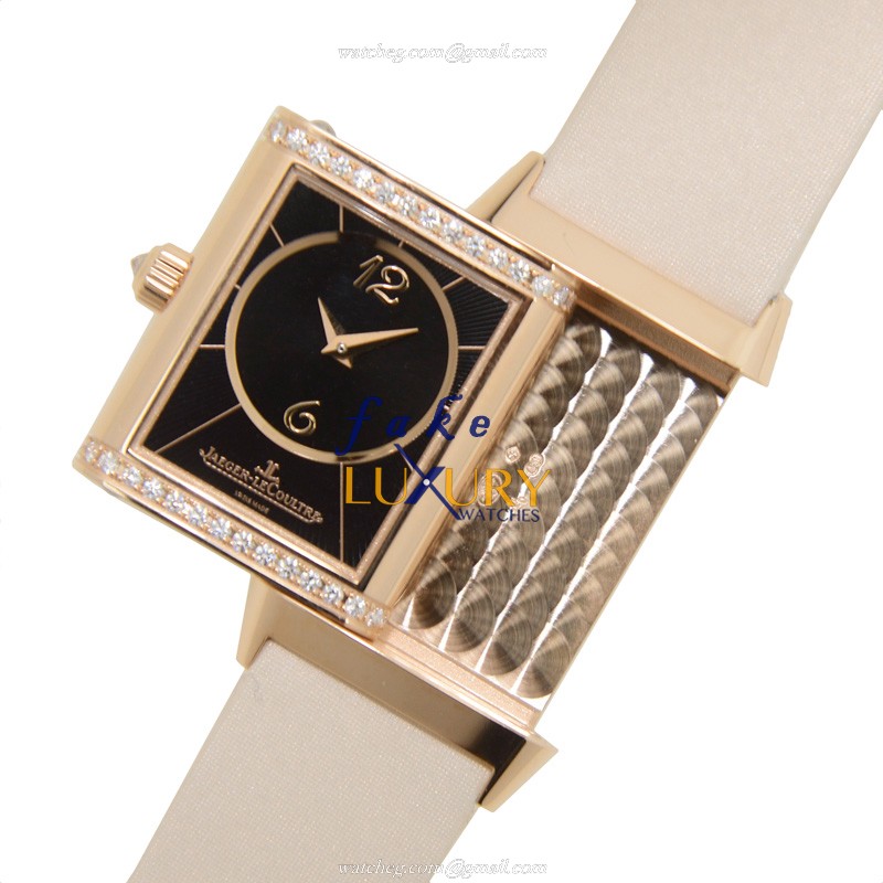 Jaeger-Lecoultre Q2562407 REVERSO Manual Wind - 18kt Rose Gold & Diamond Case - Replica Watch - Image 5