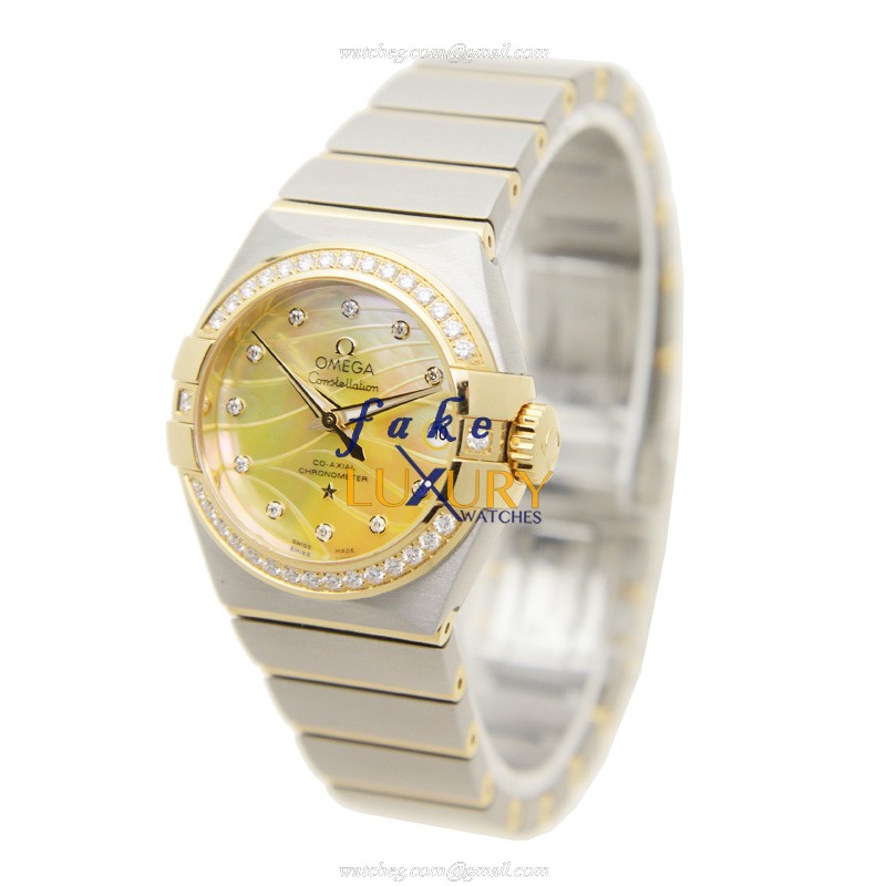 Omega 123.25.27.20.57.002 | Automatic | 18kt Gold & Diamond | Steel Case | Replica Watch - Image 3