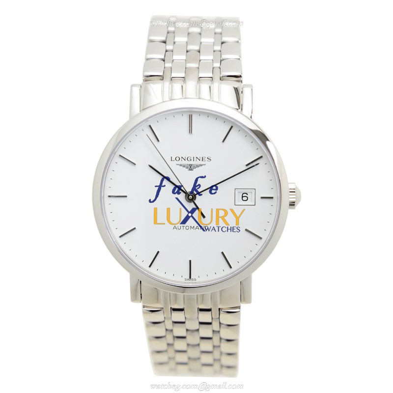 Longines L4.810.4.12.6 Elegant Replica Watch Automatic White Dial Steel Bracelet - Image 2