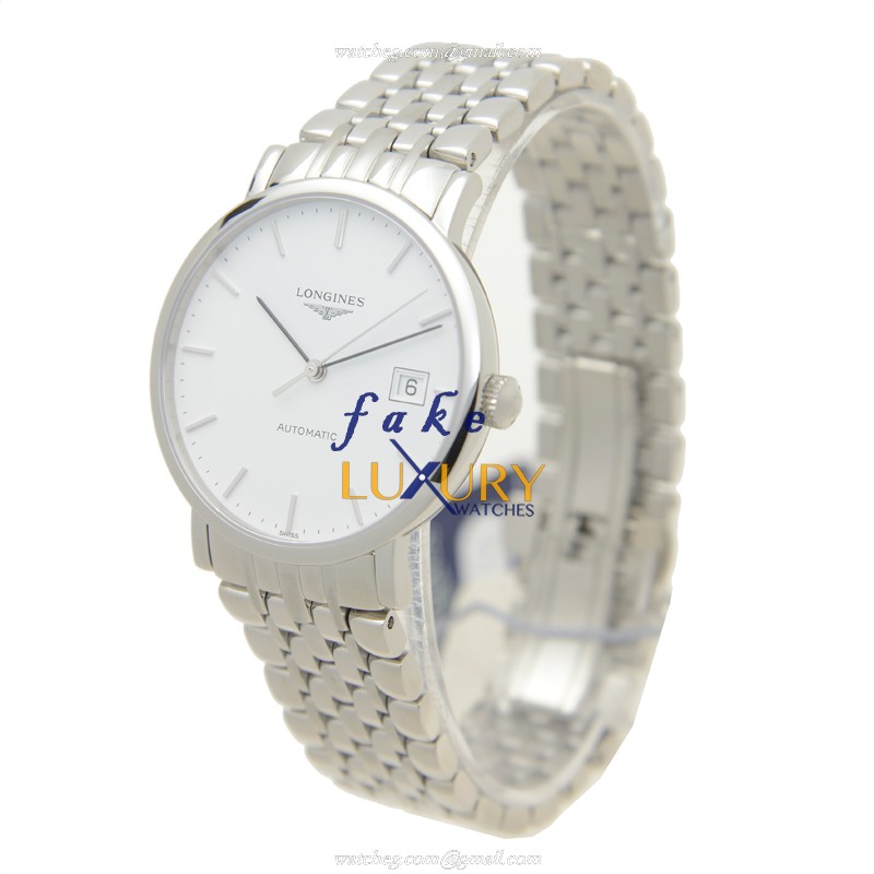 Longines L4.810.4.12.6 Elegant Replica Watch Automatic White Dial Steel Bracelet - Image 3