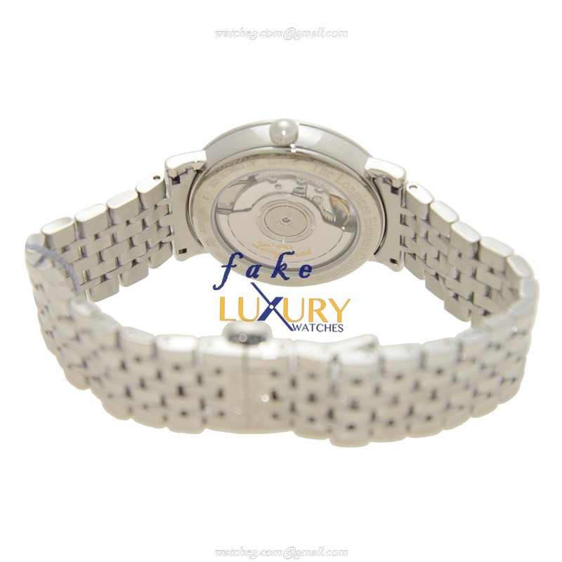 Longines L4.810.4.12.6 Elegant Replica Watch Automatic White Dial Steel Bracelet - Image 4