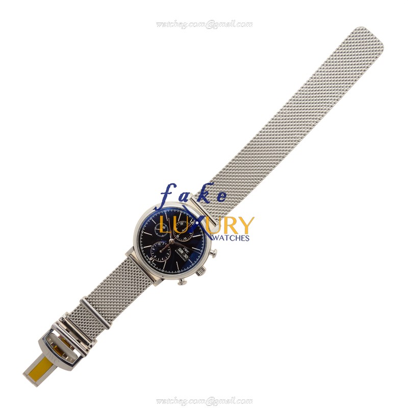 IWC IW391006 Portofino Automatic Stainless Steel Black Dial Replica Watch - Image 2
