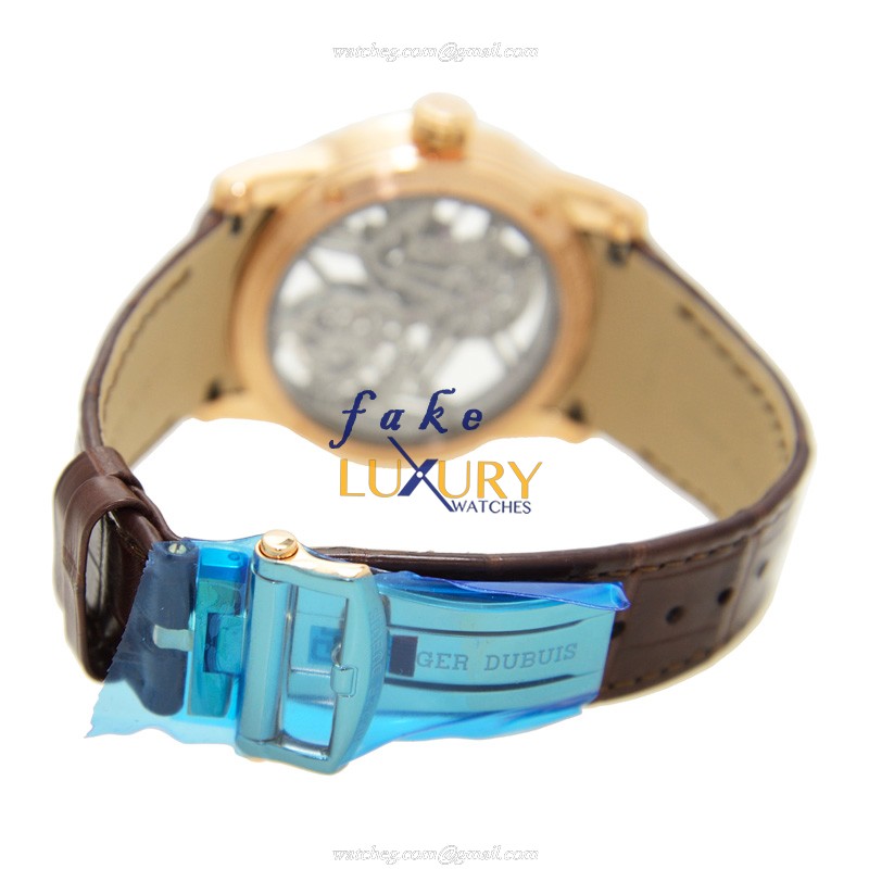 Roger Dubuis Excalibur RDDBEX0392 - Replica Watch - Manual Wind - 18kt Rose Gold - Transparent - Image 5