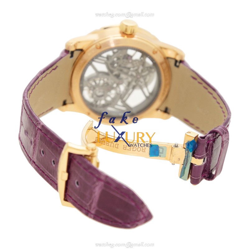 Roger Dubuis RDDBEX0404 Excalibur Manual Wind 18kt Rose Gold & Diamonds Replica Watch - Image 5