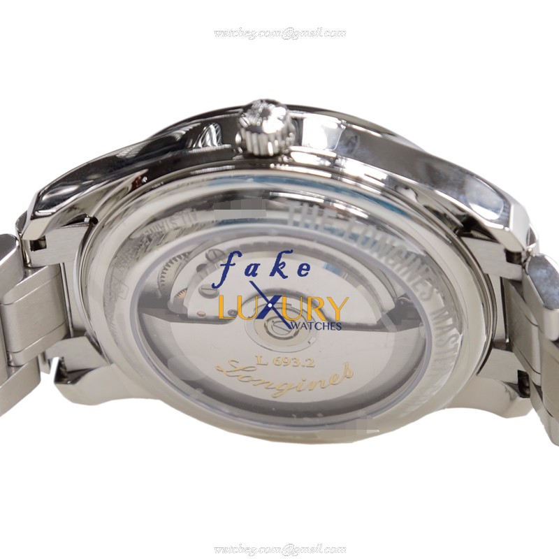 Longines L2.666.4.78.6 Replica Watch - Automatic - Stainless Steel Case - 42mm Silver Dial - Image 4