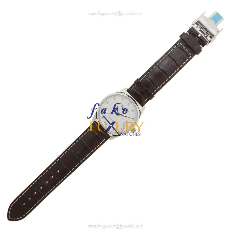 Longines L2.518.4.77.3 MASTER Replica Watch, Automatic Movement, Silver Dial, Steel Case - Image 2