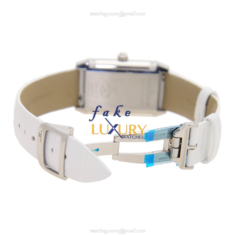 Jaeger-Lecoultre Q2568402 REVERSO Manual Wind Stainless Steel Replica Watch, Silver Dial, Alligator - Image 5