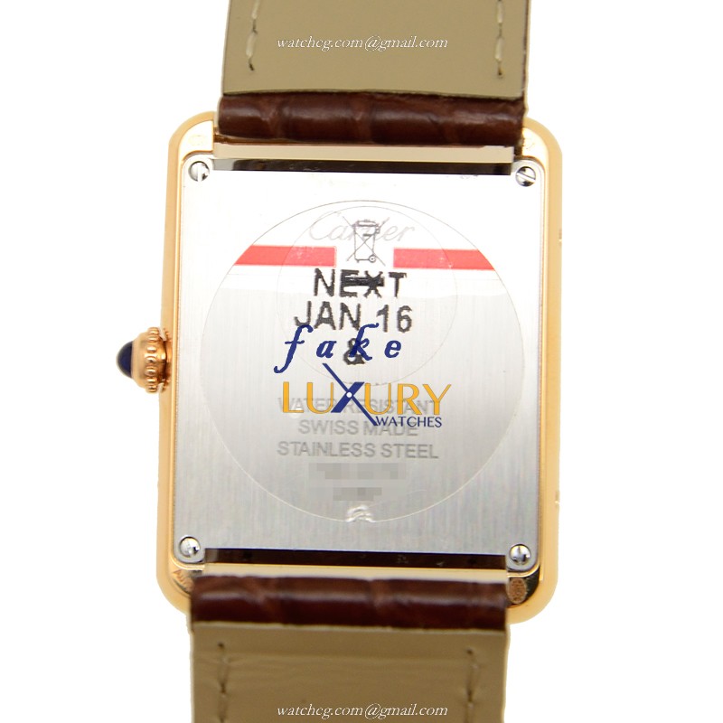 Cartier W5200025 Quartz 18kt Rose Gold & Steel Replica Watch, Automatic, Silver Dial - Image 3