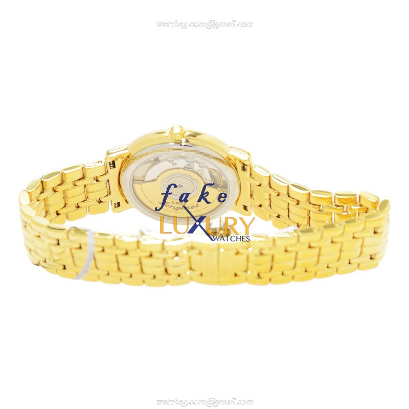 Longines L4.821.2.18.8 Replica Watch, PVD Gold Case, Automatic Movement, White Dial - Image 4
