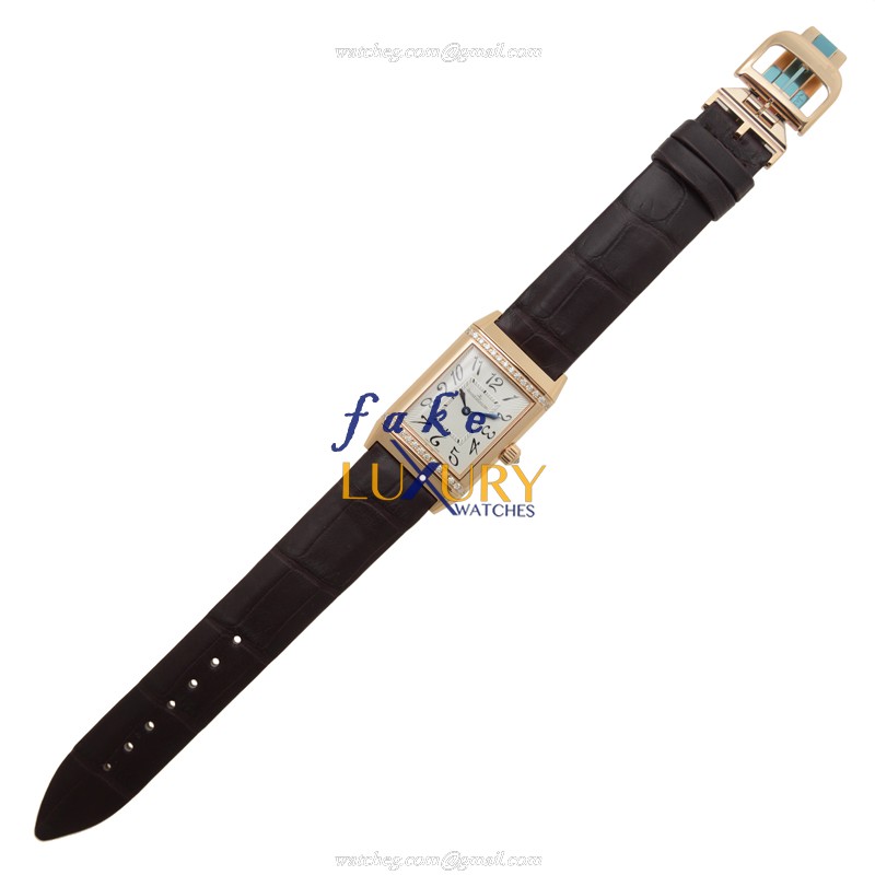 Jaeger-Lecoultre Q2562402 REVERSO Manual Wind 18kt Rose Gold & Diamonds Replica Watch - Q2562402 - Image 2