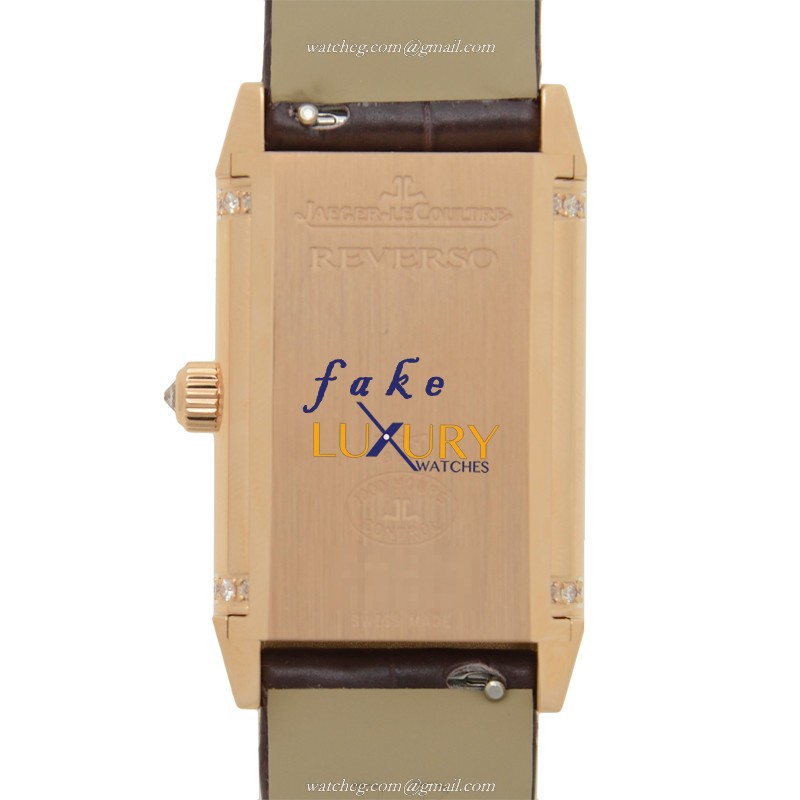 Jaeger-Lecoultre Q2562402 REVERSO Manual Wind 18kt Rose Gold & Diamonds Replica Watch - Q2562402 - Image 3