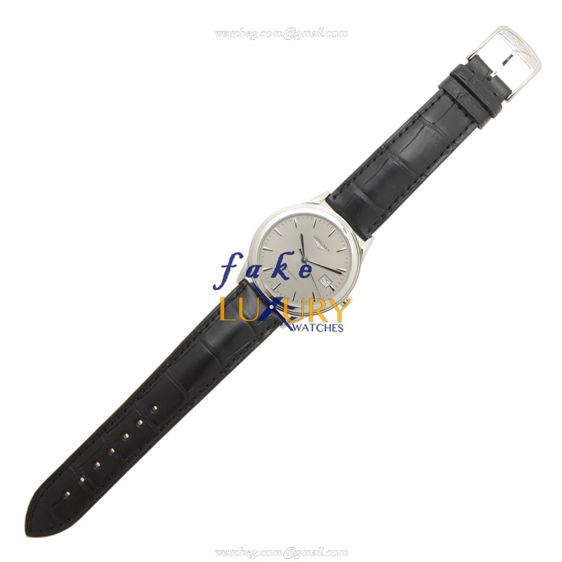 Longines L4.874.4.72.2 FLAGSHIP Automatic Stainless Steel Replica Watch - Swiss Movement, Silver - Image 2