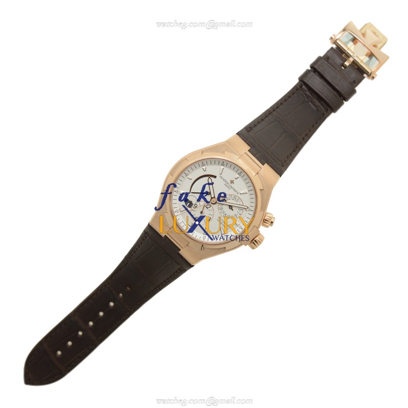 Vacheron Constantin 47450/000R-9404 Overseas Replica Watch, Silver Dial, Rose Gold Case, Automatic - Image 2
