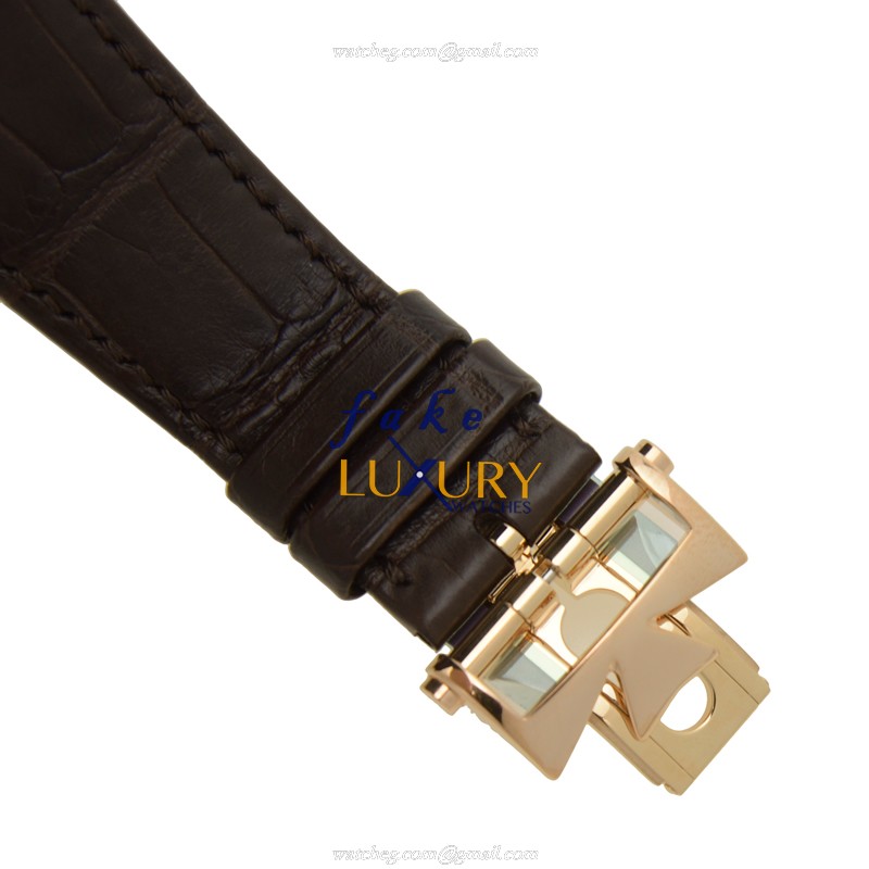 Vacheron Constantin 47450/000R-9404 Overseas Replica Watch, Silver Dial, Rose Gold Case, Automatic - Image 4