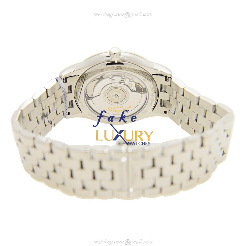 Longines FLAGSHIP L4.874.4.72.6 Automatic Stainless Steel Silver Dial Sapphire Crystal Replica Watch - Image 4