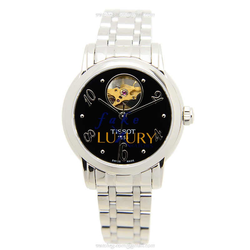 Tissot T-CLASSIC T050.207.11.057.00 Replica Watch, Automatic, Black Dial, Steel Bracelet - Image 2