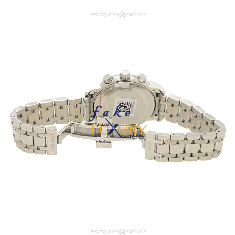 Tissot T050.217.11.112.00 T-Classic Replica Watch, Quartz Movement, Silvery White Dial, Steel - Image 5
