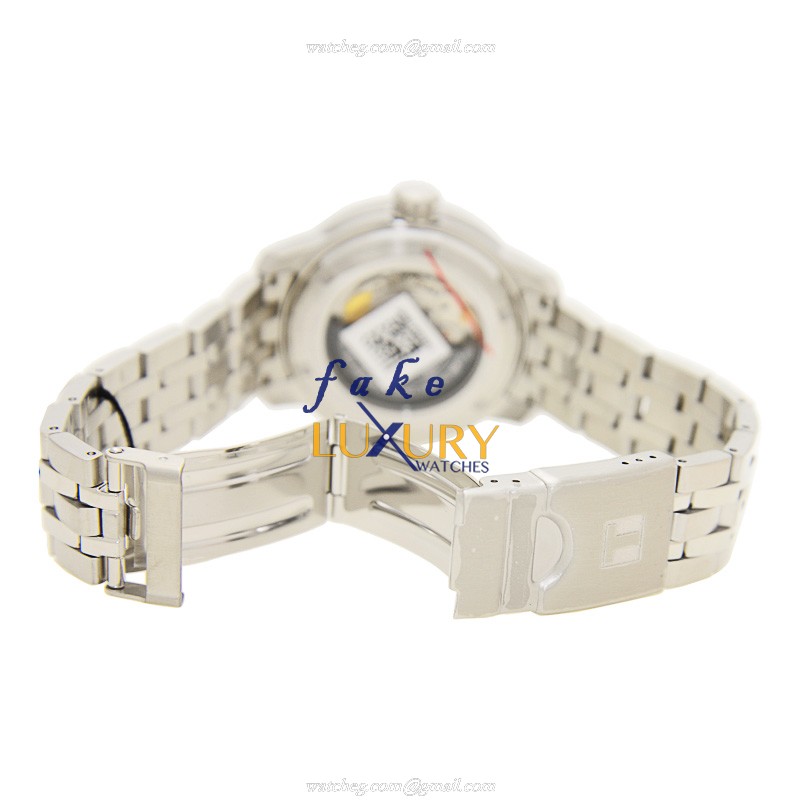 Tissot T-SPORT Automatic Stainless Steel T055.430.11.047.00 Dark Blue Dial Silver Strap Replica - Image 5