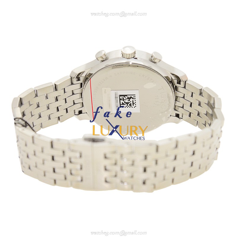 Tissot T063.617.11.037.00 Replica Watch Quartz Movement Silver Stainless Steel Silvery White Dial - Image 4