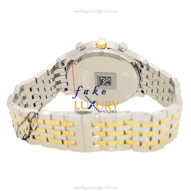 Tissot T063.617.22.037.00 T-Classic Replica Watch - Quartz - White Dial Gold Strap - Steel Case - Image 4