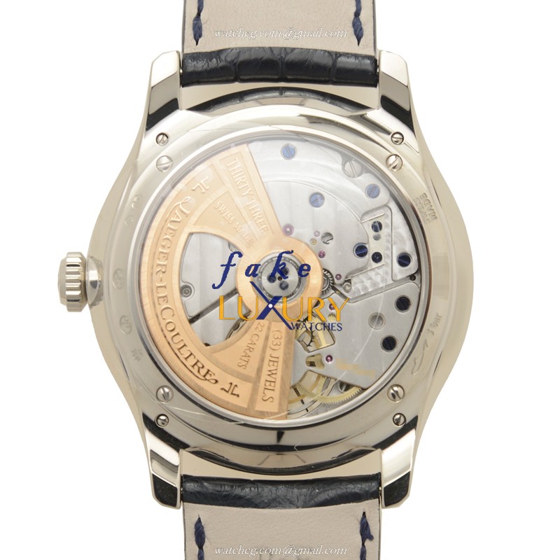 Jaeger-Lecoultre Q1563580 MASTER ULTRA THIN - Automatic - 18kt White Gold & Diamond - Blue Dial - Image 3