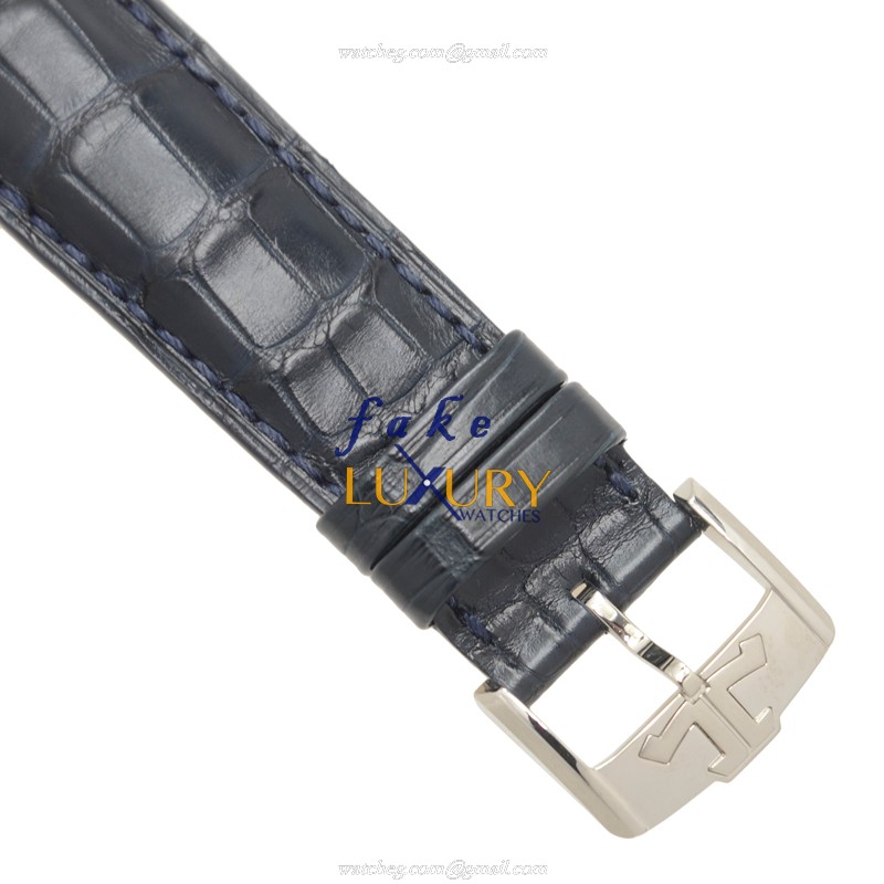 Jaeger-Lecoultre Q1563580 MASTER ULTRA THIN - Automatic - 18kt White Gold & Diamond - Blue Dial - Image 4
