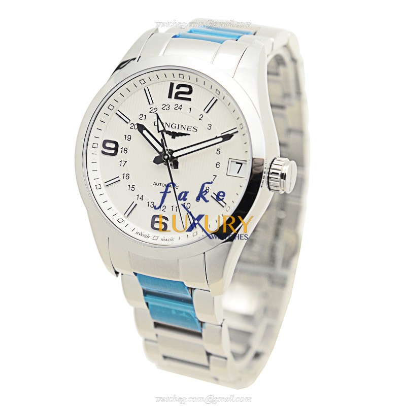 Longines Conquest L2.799.4.76.6 42mm Automatic Stainless Steel Silver Dial Replica Watch - Image 3