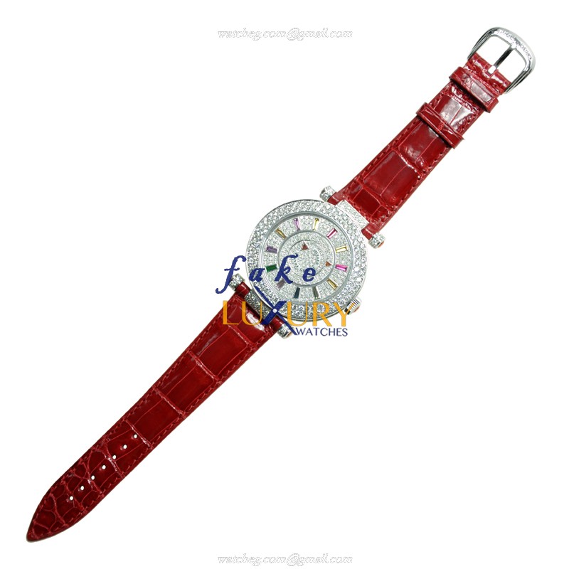 Franck Muller DM42 COL DRM D2R CD OG DOUBLE MYSTERY Automatic 18kt White Gold Diamond Replica Watch - Image 2
