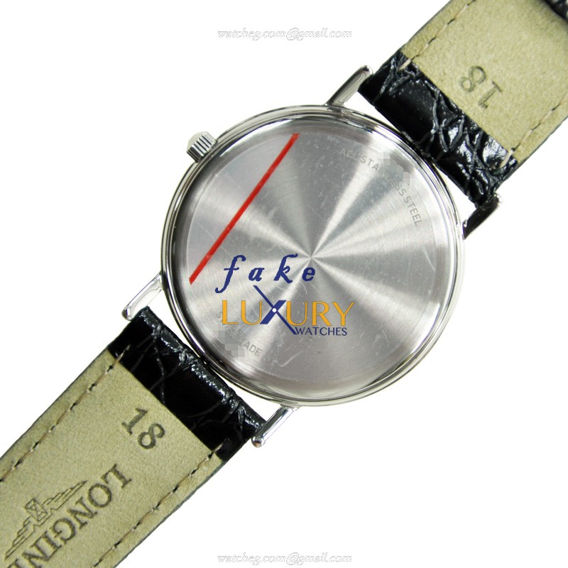 Longines L4.720.4.11.2 - Replica Watch - 0.5KG - Quartz Stainless Steel Case - White Dial Black - Image 4