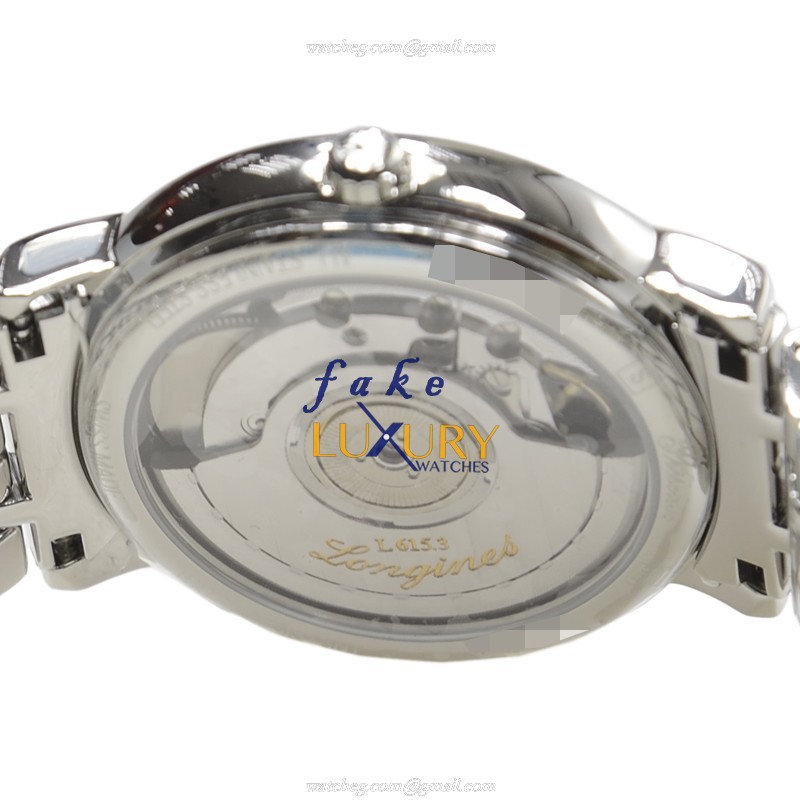 Longines L4.804.4.11.6 Presence Replica Watch, White Dial, Steel Bracelet, Automatic - Image 4