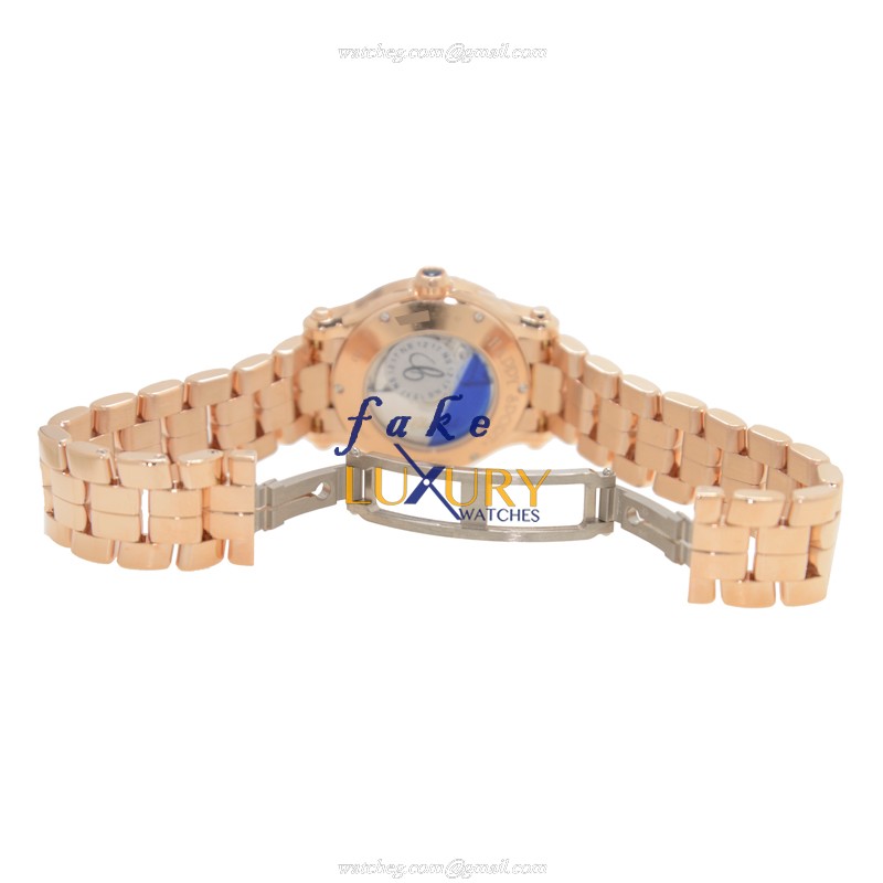Chopard 274893-5003 - Happy Sport - Automatic - 18kt Rose Gold - Replica Watch - 30mm Case - Image 5