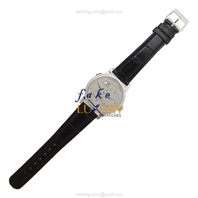 A Lange & Sohne LANGE 1 320.025 Replica Watch With 950 Platinum Case, Automatic Movement, Silver - Image 2