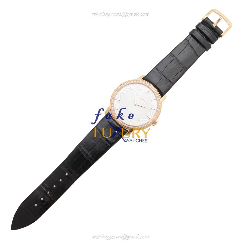 Audemars Piguet 15182OR.ZZ.A102CR.01 - Replica Watch - Automatic - 18kt Rose Gold & Diamonds - Image 2