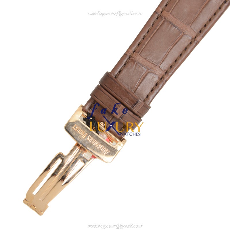 Audemars Piguet 26390OR.OO.D088CR.01 Replica Watch, Automatic, Silver Dial, 18kt Rose Gold Case - Image 4