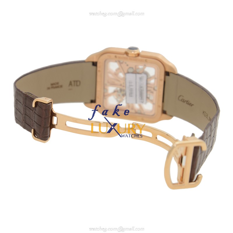 Cartier W2020057 SANTOS Manual Wind - 18kt Rose Gold - Replica Watch - Case: 38.7mm - Bracelet - Image 5