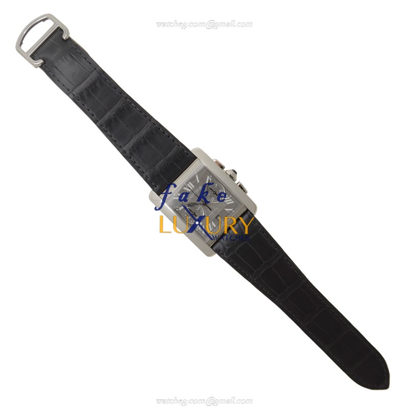 Cartier W5330008 TANK Automatic Gray Dial Alligator Strap | 15202ST.OO.1240ST.01 | Automatic - Image 2